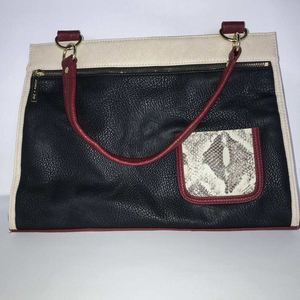 Olivia & Joy New York Leather Tote Purse
